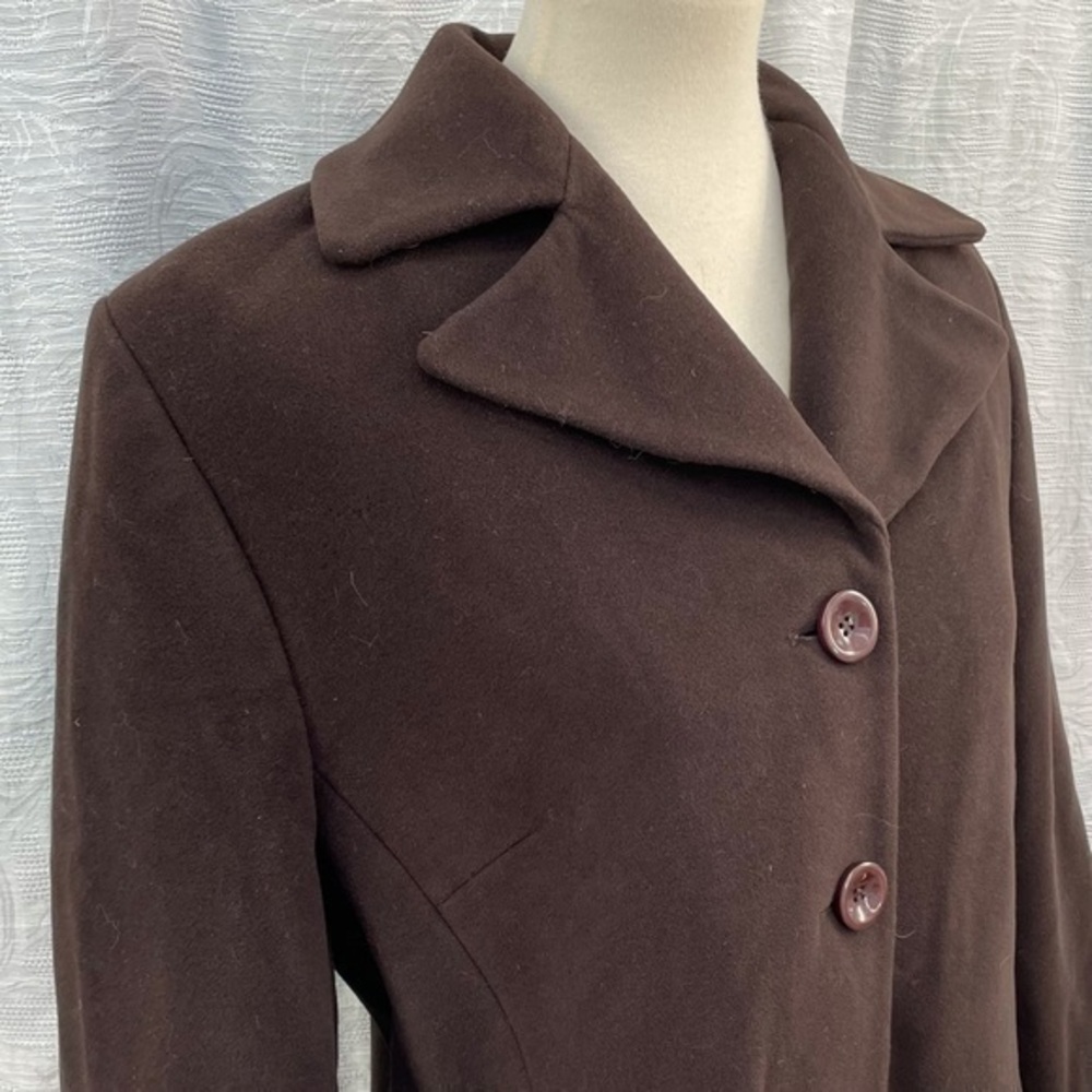 Kristen Blake Lambswool Blend Classic Long Winter Coat